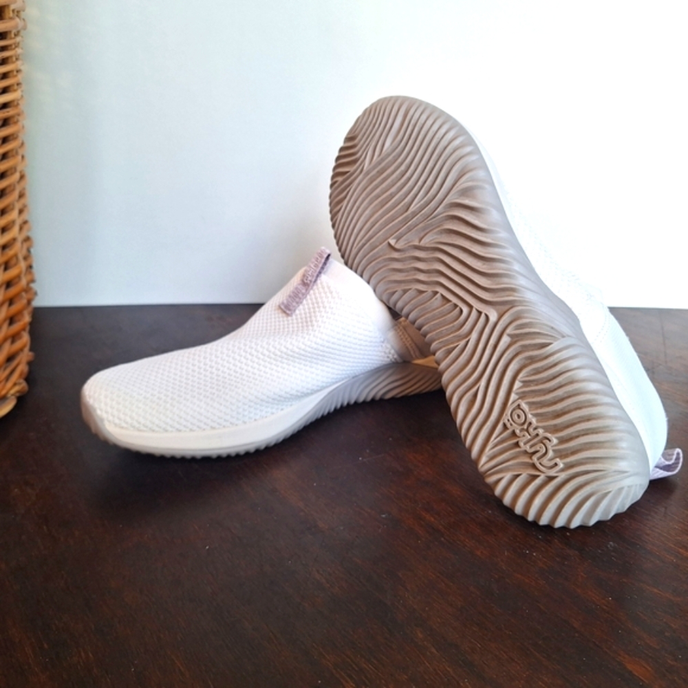 Ryka White Slip-On Knit Sneakers - Picture 4 of 9